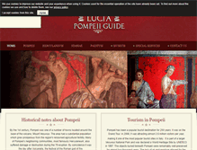 Tablet Screenshot of luciapompeiiguide.com